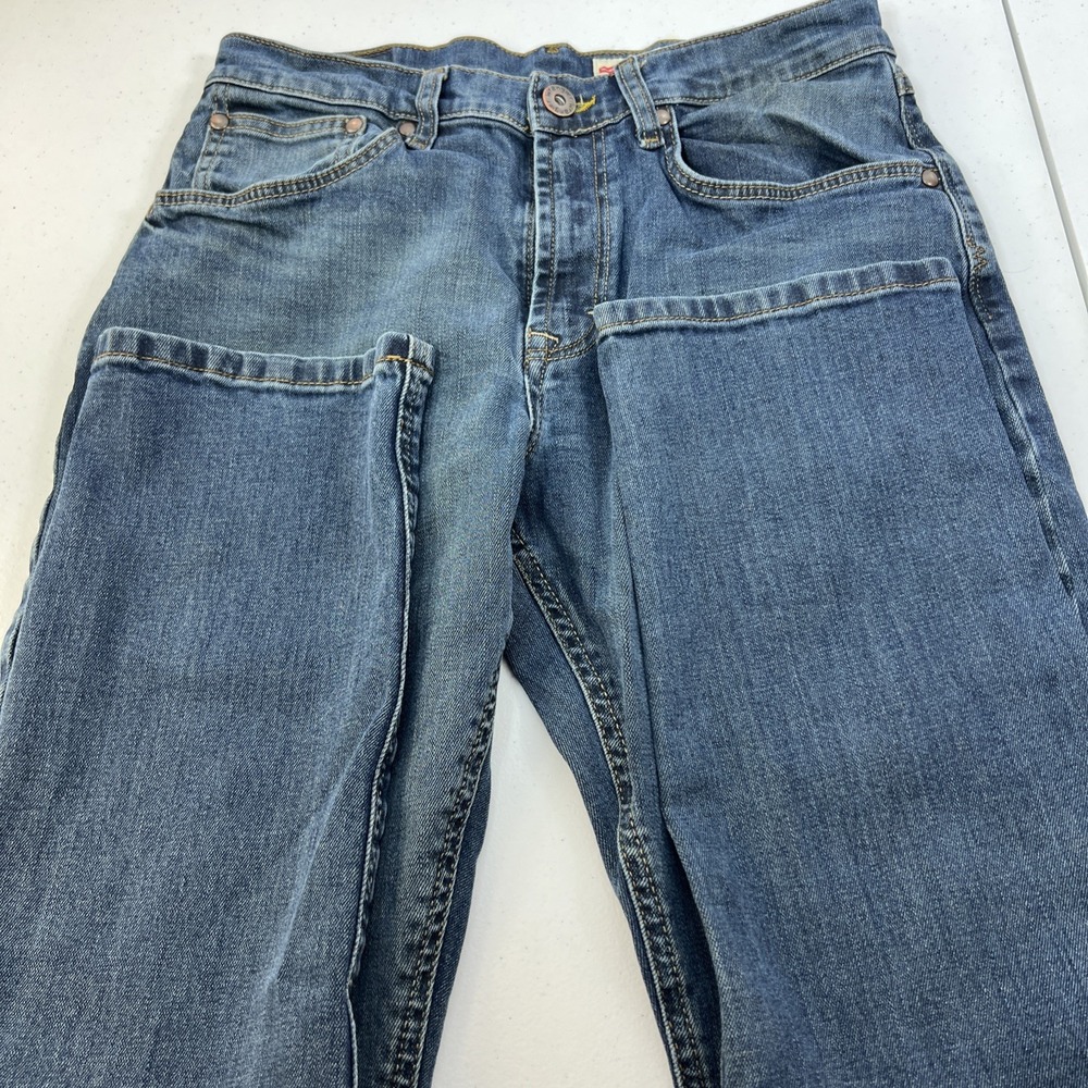 Wrangler Jeans Mens Blue Athletic Fit Premium Quality Medium Wash Denim 30 X 30 - Picture 5 of 16